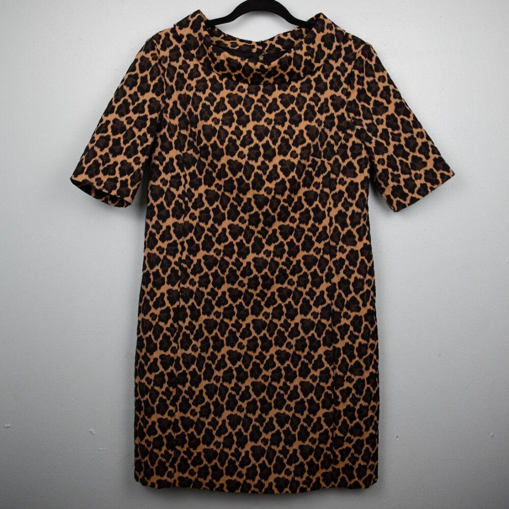 Trina Turk Leopard Print Midi Dress